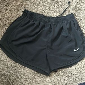 black Nike shorts